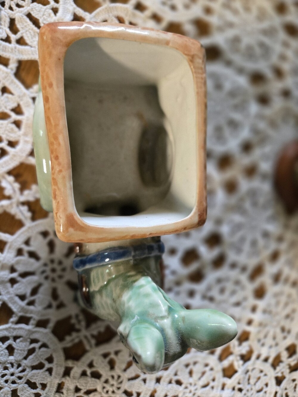 Occupied Japan Donkey & Cart Ceramic Planter - Picture 3 of 5